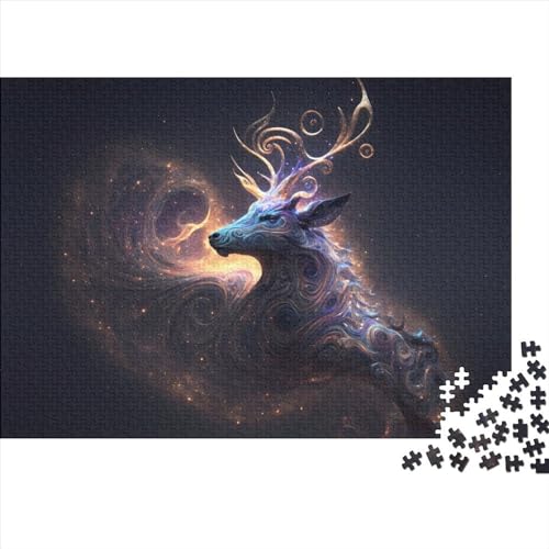 Reindeer1345 Puzzle mit 500 Teilen für Erwachsene und Teenager, Teenager, Mann, Frau, Geschenk, 500 Stück (52 x 38 cm) von ABFFSDT