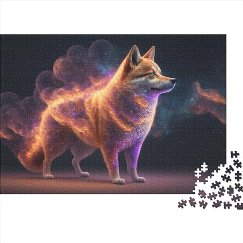 Shiba Inu-Puzzle mit 300 Teilen für Erwachsene, Puzzle, Erwachsenen-Puzzle, Heimdekoration, Puzzle-Spielzeug, 300 Stück (40 x 28 cm) von ABFFSDT