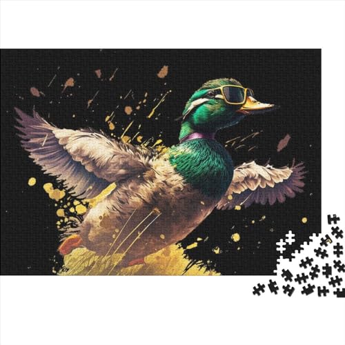 Tier-Enten-Puzzle für Erwachsene und Jugendliche, 1000 Teile, Puzzle für Erwachsene, nachhaltige Puzzlespiele, 1000 Teile (75 x 50 cm) von ABFFSDT