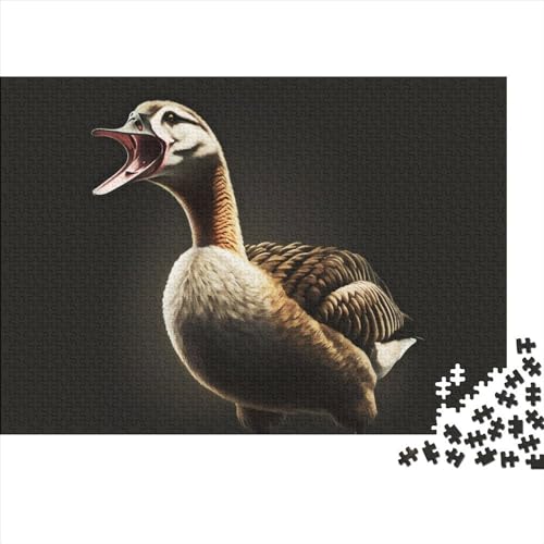 Tier-Enten-Puzzle für Teenager, 1000 Teile, Puzzle, Denksport-Puzzles für Erwachsene, 1000 Teile (75 x 50 cm) von ABFFSDT