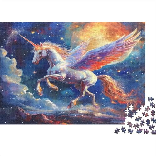 Tier-Pferde-Puzzle für Erwachsene, 1000-teiliges Puzzle für Teenager ab 12 Jahren, 1000 Teile (75 x 50 cm) von ABFFSDT