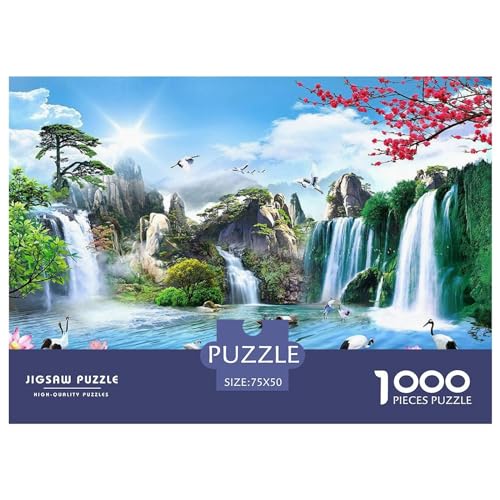 Tropisches Paradies-Puzzle für Erwachsene und Jugendliche, 1000 Teile, Holzpuzzle für Teenager, Geschenke, Denksportspiel, 1000 Teile (75 x 50 cm) von ABFFSDT