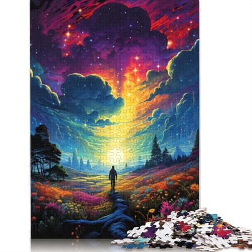 Wunderschönes Fantasy-Landschafts-Puzzle, 500 Teile, Puzzle für Erwachsene, Puzzles für Teenager, Geschenke, Lernspiel, Herausforderungsspielzeug, 500 Teile (52 x 38 cm) von ABFFSDT