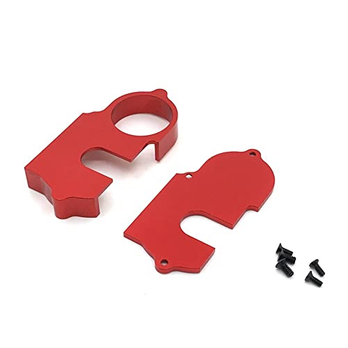 ABLOOX RC-Zubehör Metall-Upgrade-Teile for WLToys 144001 124017-16-18 124019 Ferngesteuertes Auto Upgrade-Teile Getriebe Staubschutz ( Color : Rood ) von ABLOOX