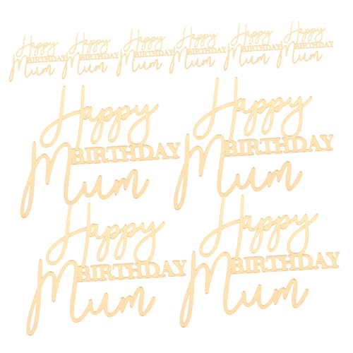 ABOOFAN 10 Stück Teiliges Kunststoff Cake Topper Happy Birthday Mom Wiederverwendbar Robust Leicht Vielseitig für Muttertags Geburtstagsfeiern Einfache Montage für Tisch Partydekorationen ABOOFAN 10 Stück Teiliges Kunststoff Cake Topper Happy Birthday Mom Wiederverwendbar Robust Leicht Vielseitig für Muttertags Geburtstagsfeiern Einfache Montage für Tisch Partydekorationen von ABOOFAN