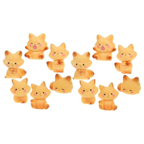 ABOOFAN 12stücke Miniatur-Fuchs Figuren Süße Deko Für Kuchen Hochzeiten Und Babypartys Realistische Tierornamente Für Feengärten Und Niedliche Wohnaccessoires ABOOFAN 12stücke Miniatur-Fuchs Figuren Süße Deko Für Kuchen Hochzeiten Und Babypartys Realistische Tierornamente Für Feengärten Und Niedliche Wohnaccessoires von ABOOFAN