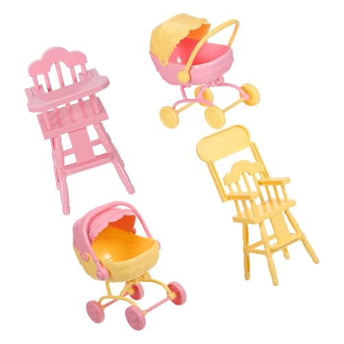 ABOOFAN 2sätze Spielzeug-Kinderwagen Und Hochstuhl Puppen Miniatur-puppenhaus-zubehör Realistisches Design Für Kleinkinder Tragbar Und Unterhaltsames Spielzeug Für Puppenhausdekoration ABOOFAN 2sätze Spielzeug-Kinderwagen Und Hochstuhl Puppen Miniatur-puppenhaus-zubehör Realistisches Design Für Kleinkinder Tragbar Und Unterhaltsames Spielzeug Für Puppenhausdekoration von ABOOFAN