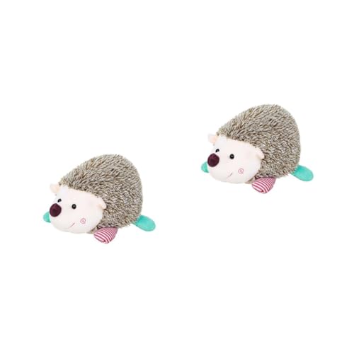 ABOOFAN 2 Stück Kleiner Igel aus Plüsch zum Animals Toys for Puppen kinderspielzeug Hedgehog Stuffed Animal Plüsch Igel pp Baumwollpuppenspielzeug PP Baumwolle Brown von ABOOFAN