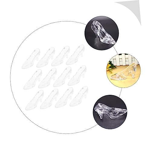 ABOOFAN 24 Stück Teiliges Transparente Kristallschuhe Deko High Heels für Wohn und Schreibtischdeko Leichte Kreative Dekoration für Büro Zuhause und Fotografie ABOOFAN 24 Stück Teiliges Transparente Kristallschuhe Deko High Heels für Wohn und Schreibtischdeko Leichte Kreative Dekoration für Büro Zuhause und Fotografie von ABOOFAN