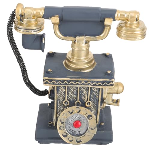 ABOOFAN 3St Telefonornament im europäischen Stil Retro-Tischtelefon im Alten Stil Puppenhaus-Telefone Retro Telefon Vintage Telefon Retro-Tischtelefon-Spielzeug Mikrofonmodell Spielzeug von ABOOFAN