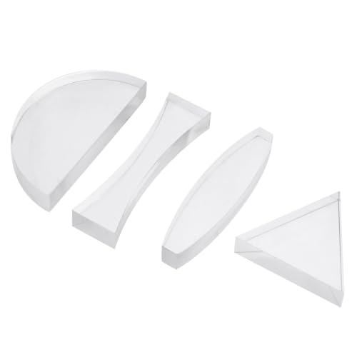 ABOOFAN 4 Stück Optisches Physikunterricht mit Konkaver Gleichseitiger Dreiecks Halbrunder Linse Präzise Gefertigt Sicher Poliert für Optische Experimente im Schulunterricht ABOOFAN 4 Stück Optisches Physikunterricht mit Konkaver Gleichseitiger Dreiecks Halbrunder Linse Präzise Gefertigt Sicher Poliert für Optische Experimente im Schulunterricht von ABOOFAN