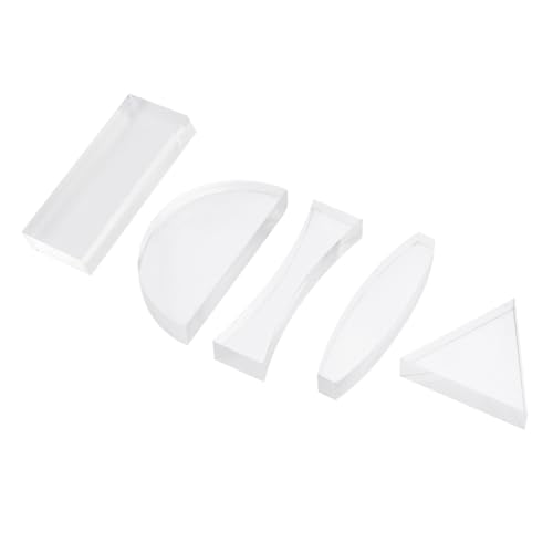 ABOOFAN 5 Stück Teiliges Optisches Linsenset für Physikunterricht Leichtes Acryl gewölbt Konkavlinsen Vielseitiges Lehrmittel für Lichtbrechung und Optische Experimente im ABOOFAN 5 Stück Teiliges Optisches Linsenset für Physikunterricht Leichtes Acryl gewölbt Konkavlinsen Vielseitiges Lehrmittel für Lichtbrechung und Optische Experimente im von ABOOFAN