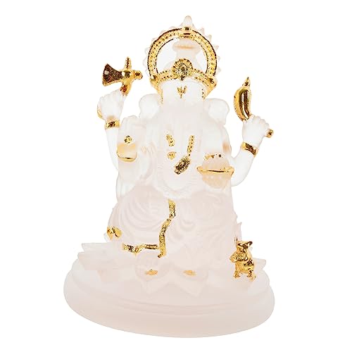 ABOOFAN Ornament 5st Harzdekor Wohnkultur Feendekorationen Feng-Shui-Ornament Elefantenkopf-gottesstatue -Figur Lichthausdekorationen Für Zu Hause Dekoration Buddha-Statue Klein von ABOOFAN