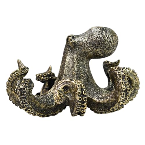 ABOOFAN Gartendekoration Aus Kunstharz Oktopus Becher Oktopus Oktopus Dekoration Wendbarer Oktopus Plüsch Einzigartiger Klebebandspender Chromstatue Oktopus Tentakel Halskette von ABOOFAN