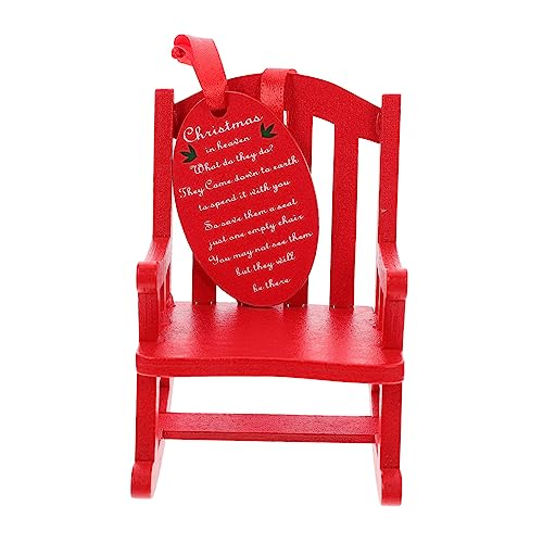 ABOOFAN Holz Deko Mini Schaukelstuhl Ornament Kleines Möbelstück für Puppenhaus Handgefertigt Dekorativer Anhänger für Büro Festtagsdekoration Natürliche Holzoptik ABOOFAN Holz Deko Mini Schaukelstuhl Ornament Kleines Möbelstück für Puppenhaus Handgefertigt Dekorativer Anhänger für Büro Festtagsdekoration Natürliche Holzoptik von ABOOFAN