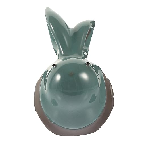 ABOOFAN Kaninchen Teetischdekoration Plüsch Stofftier Osterhase Hasenornament Dekorationen Häschen Zeug Kostüm Statue Spielzeughase Einhorn Figur Hasenkäfig Heu Tiere Keramik von ABOOFAN