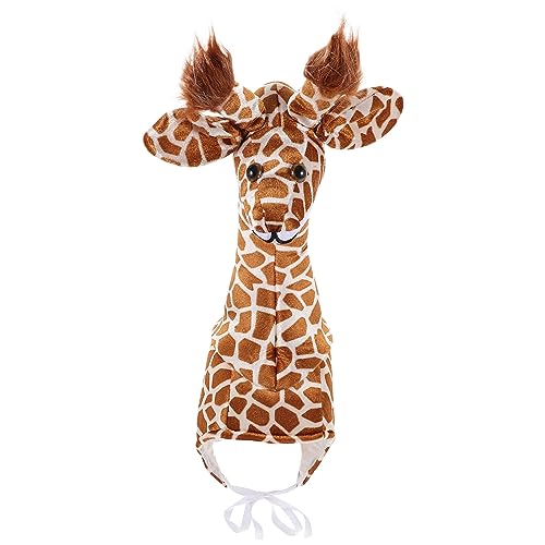 ABOOFAN Giraffen- Hut Für Kinder Tierhutkostüm Tierhut Mit Ohren Giraffenhut Für Erwachsene Plüsch-partyhut Giraffenhut Mit Beweglichen Ohren Tiermütze Halloween Kindermütze Student von ABOOFAN