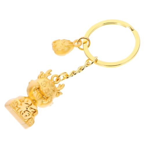 ABOOFAN Metall Schlüsselanhänger Goldfarbener Drache Anhänger Langlebiges Design Geschenkidee für Freunde Tasche Auto Dekoration Chinesisches Neujahr Glücksbringer Animal Keychain ABOOFAN Metall Schlüsselanhänger Goldfarbener Drache Anhänger Langlebiges Design Geschenkidee für Freunde Tasche Auto Dekoration Chinesisches Neujahr Glücksbringer Animal Keychain von ABOOFAN
