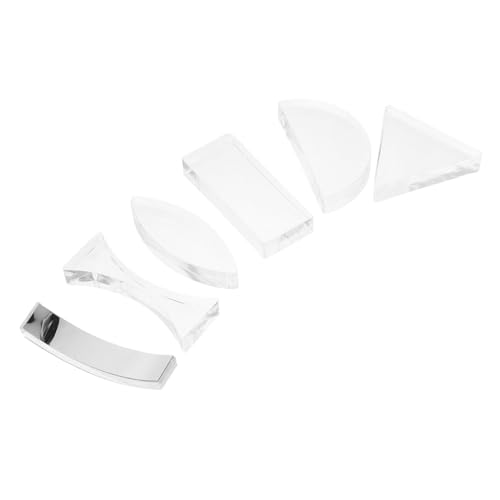 ABOOFAN Optisches Linsenset Physikunterricht Sammellinse Zerstreuungslinse Prisma Transparent Wissenschaftliches Experimentierset für Schüler Laborausstattung ABOOFAN Optisches Linsenset Physikunterricht Sammellinse Zerstreuungslinse Prisma Transparent Wissenschaftliches Experimentierset für Schüler Laborausstattung von ABOOFAN