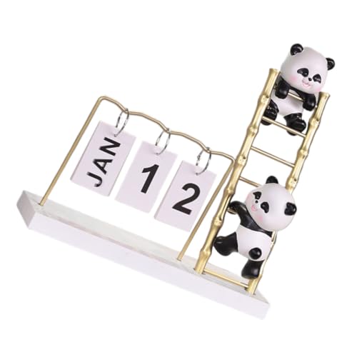 ABOOFAN Panda-Kalenderornament platzsparend Tischkalender 2024 Drachenjahreskalender 12 Monate Desktop- für den Schreibtisch ewiger von ABOOFAN