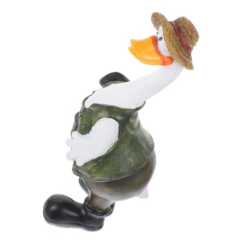 ABOOFAN Statue Schwimmbad Frosch aufblasbare Ente Entlein Schwimmbecken für Enten für den einzug Farmhouse Decor outdoordeko Tischdekorationen Auto Armaturenbrett Harz von ABOOFAN