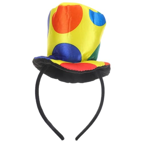 ABOOFAN Cosplay-kostüm-stütze Clown-zylinder-stirnband Halloween-stirnbänder Zubehör Für Rollenspiele Frauen Stirnband Neuartiges Stirnband Damen Plastik Leistungsrequisiten Haar von ABOOFAN