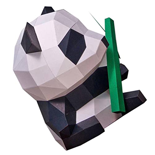 ABOOFAN Tierisches 3D-papiermodell Ornament-DIY-Spielzeug Panda 3D-papiermodell 3D-Puzzle-DIY-Tier-bastelset Aus Papier DIY-bastelstatue Aus Papier Bausatz Aus Papier 3D-bastelpapier von ABOOFAN