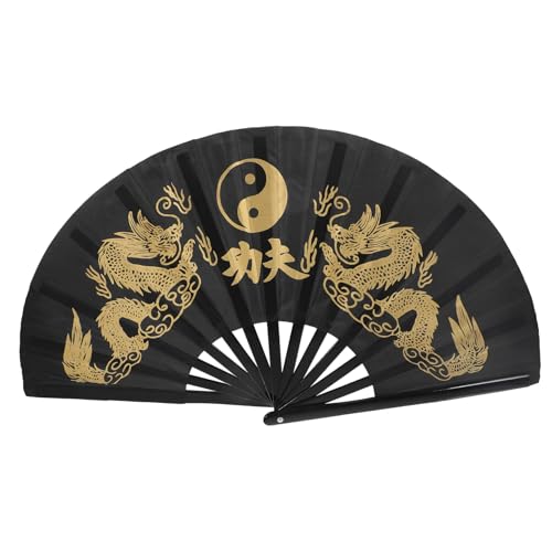 ABOOFAN Traditioneller Faltbarer Tai Chi Fächer aus Leichtem und Chinesischer Retro Handfächer für Tanz Bühne Dekoration und Sommer Vielseitiges Performance Accessoire ABOOFAN Traditioneller Faltbarer Tai Chi Fächer aus Leichtem und Chinesischer Retro Handfächer für Tanz Bühne Dekoration und Sommer Vielseitiges Performance Accessoire von ABOOFAN