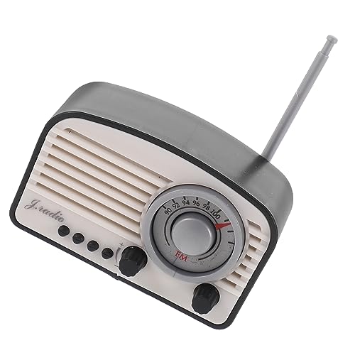 ABOOFAN Vintage-Radio Wohnkultur Vintage Winzige Radiomodelle Mini- - Mini-Radio- Mini-Retro-Radio-statuen Mini-Radio-Modell Kleine Radiomodelle Requisiten Plastik Puppenhaus von ABOOFAN