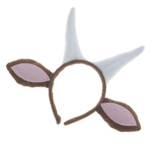 ABOOFAN Ziegenstirnband Tierohrstirnbänder Ziegenhaar Geweih Schafhorn Gothic Steampunk Teufel Dämonenhörner Stirnband für Tier-Cosplay Geburtstag Dschungelparty ABOOFAN Ziegenstirnband Tierohrstirnbänder Ziegenhaar Geweih Schafhorn Gothic Steampunk Teufel Dämonenhörner Stirnband für Tier-Cosplay Geburtstag Dschungelparty von ABOOFAN