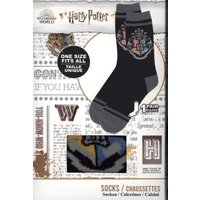 ABY style - Harry Potter Hogwarts Black & Grey Socken von Abysse Deutschland