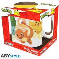 POKEMON- Mug - 460 ml - Pikachu and starters - subli - box von ABYSSE CORP S.A.S