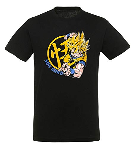 ABYSTYLE - Dragon Ball - T-Shirt - Goku Super Saiyan - Herren - schwarz (M) von ABYSTYLE