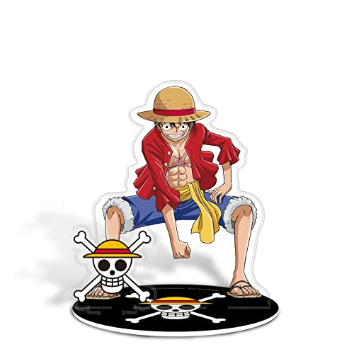 ABYSTYLE One Piece Anime Luffy D. Monkey Acryl® Figure 3.5" Acrylic Stand Model Figure Anime Manga Desktop Accessories Merch Gift von ABYSTYLE