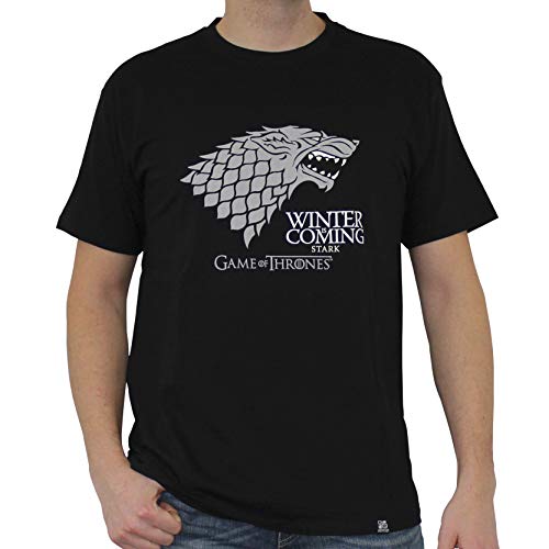 Abystyle abystyleabytex221-l Abysse Game of Thrones Winter is Coming kurzen Ärmeln Mann Basic T-Shirt (groß) von ABYSTYLE