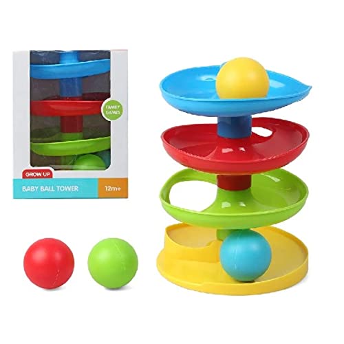 Jouet Educatif Baby Ball Tower (21 x 16 cm) von AC-Déco