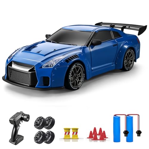 ACAMMZAR Ferngesteuertes Auto Drift, 1:24 20KM/H RC Drift Car, 4WD RC Auto mit LED-Leuchten, Zwei Batterien, für ab 4,5,6,7,8 + Jahre Kinder und Erwachsene ACAMMZAR Ferngesteuertes Auto Drift, 1:24 20KM/H RC Drift Car, 4WD RC Auto mit LED-Leuchten, Zwei Batterien, für ab 4,5,6,7,8 + Jahre Kinder und Erwachsene von ACAMMZAR