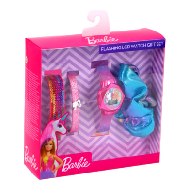 Otto Simon Accutime Barbie LCD Uhr Geschenkset pink von ACCUTIME