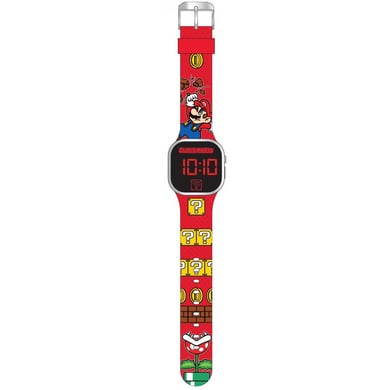 Otto Simon Accutime LED Kinderuhr Super Mario rot von ACCUTIME