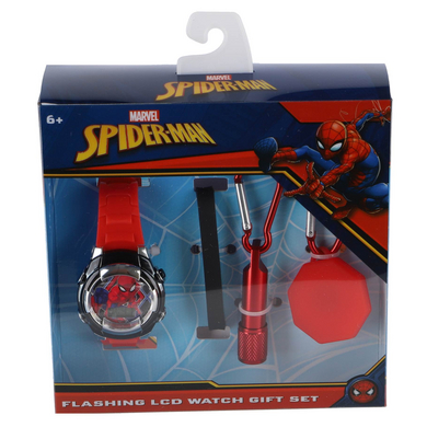 Otto Simon Accutime Spiderman LCD Uhr Geschenkset von ACCUTIME