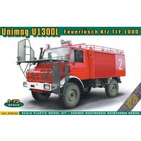 ACE 6076452 1:72 Unimog U1300L Feuerlösch Kfz TLF1000 von ACE