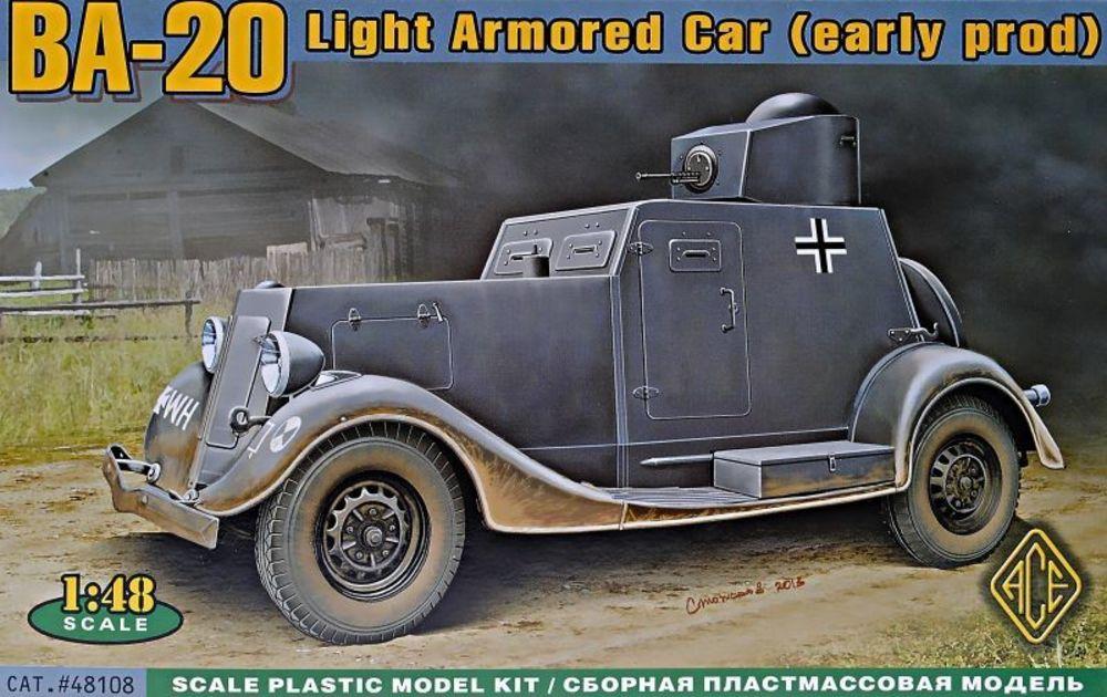 BA-20 light armored car, early prod. von ACE