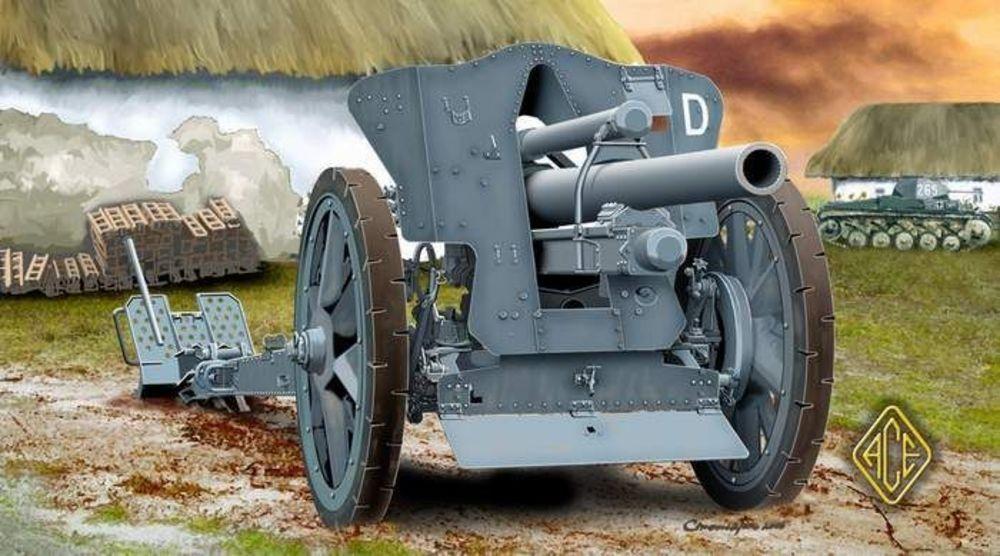 German le FH18 10,5 cm Field Howitzer von ACE