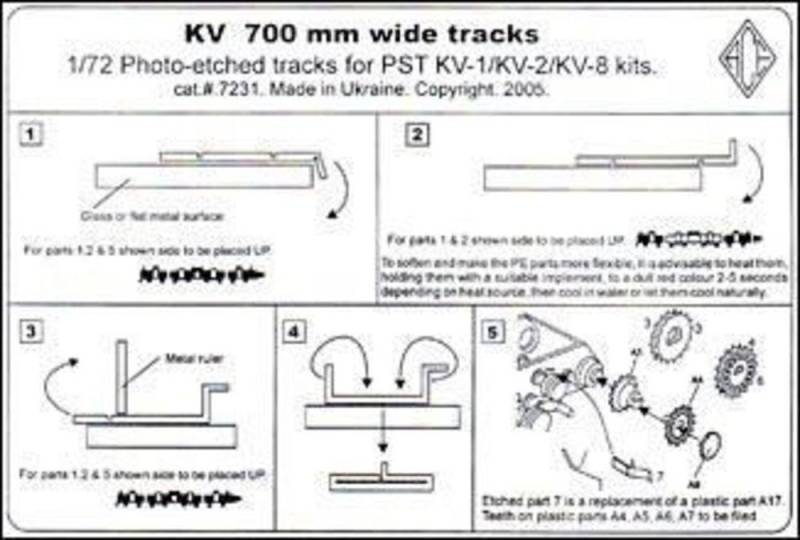 KV 700mm wide tracks von ACE