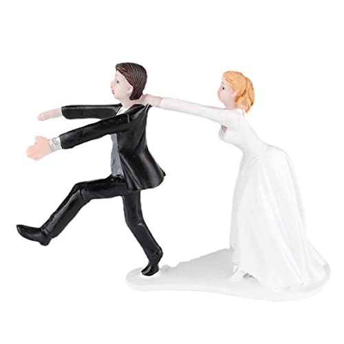 ACMEDE Tortenaufsatz, Tortenfigur, Dekofigur Brautpaar Hochzeitspaar Wedding Hochzeit Trauung Hochzeitstorte Cake-Topper von ACMEDE