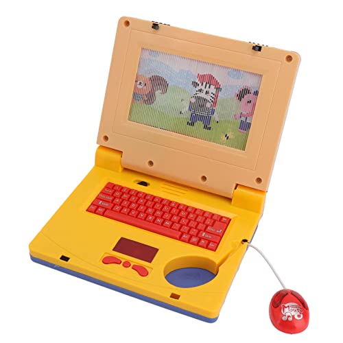 ACOGEDO Lernen Laptop mit LED -Display und Musik | Bildungsspezifische Lernspielzeug für Elektronische Kleinkind-Lernspielzeug mit Nicht-zurückhaltender Maus | Rosa Cartoon -Design für Frühe (Gelbe ACOGEDO Lernen Laptop mit LED -Display und Musik | Bildungsspezifische Lernspielzeug für Elektronische Kleinkind-Lernspielzeug mit Nicht-zurückhaltender Maus | Rosa Cartoon -Design für Frühe (Gelbe von ACOGEDO