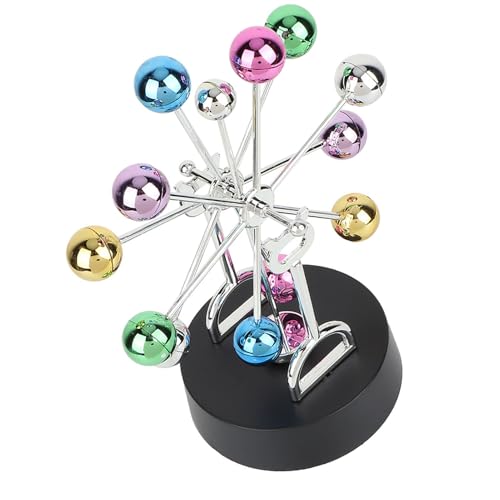 ACOGEDO Newton Pendulum Ball Science Desk Spielzeug mit Farbenfrohen Design und Plastikbasis für Physikspaß und Bürodekoration ACOGEDO Newton Pendulum Ball Science Desk Spielzeug mit Farbenfrohen Design und Plastikbasis für Physikspaß und Bürodekoration von ACOGEDO