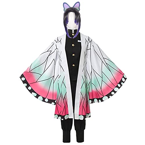 ACTASITEMS Anime Cosplay Kimono Kostüm, Kochou Shinobu Erwachsene Größe XXL von ACTASITEMS