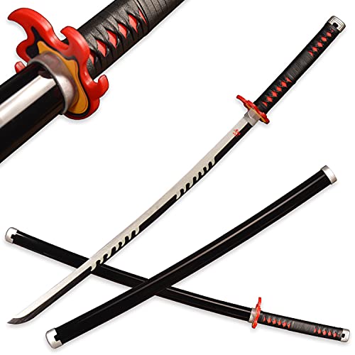 ACTASITEMS Japanisches Anime Cosplay Requisit Dämonentöter Holzschwert - 104cm, Katana-Kamado Tanjirou-HS von ACTASITEMS