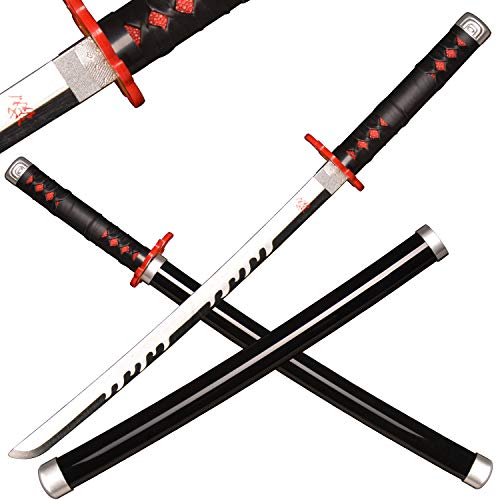 ACTASITEMS Japanisches Anime Cosplay Requisit Dämonentöter Holzschwert - 78cm, Katana-Kamado Tanjirou-HS von ACTASITEMS